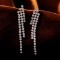 14k Gold 0.96 Ct Natural H Diamond Earrings