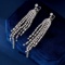 14k Gold 4.08 Ct Natural H Diamond Earrings