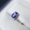 14k Gold 1.60 Ct Natural Tanzanite & Diamond Ring