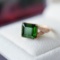 14k Gold 6.50 Ct Natural Tourmaline & Diamond Ring