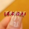 14k Gold 0.29 Ctw Natural Ruby & Diamond Ring