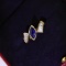 14k Gold 1.26 Ctw Natural Sapphire & Diamond Ring
