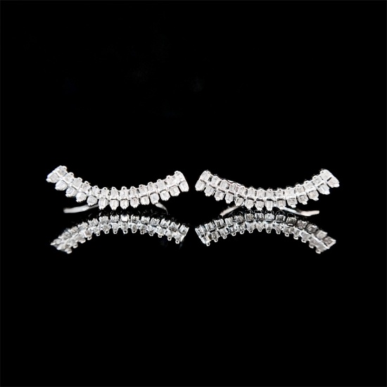 14k Gold 0.2 Ct Natural H Diamond Earrings