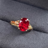 14k Gold 2.19 Ctw Natural Tourmaline & Diamond Ring