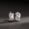 14k Gold 1.00 Ct Natural H Diamond Earrings