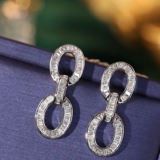 14k Gold 0.7 Ct Natural H Diamond Earrings