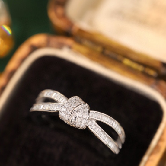 14k Gold 0.4 Ct Natural H Diamond Ring