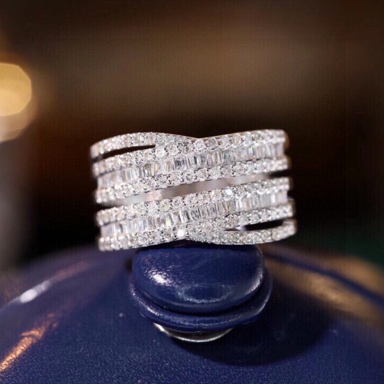 14k Gold 0.85 Ct Natural H Diamond Ring