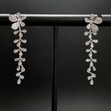14k Gold 0.4 Ct Natural H Diamond Earrings