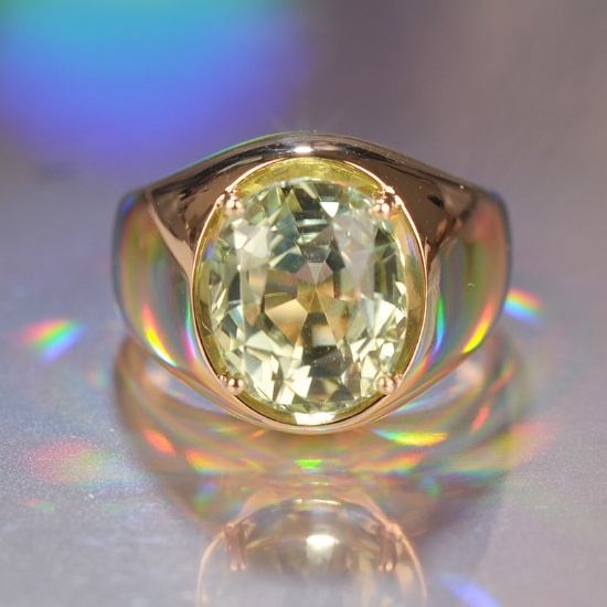 14k Gold 5.65 Ct Natural Tourmaline Ring