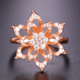 14k Gold 0.5 Ct Natural H Diamond Ring