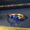 14k Gold 1.07 Ct Natural Sapphire Ring