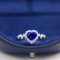 14k Gold 1.27 Ctw Natural Sapphire & Diamond Ring