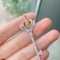 14k Gold 1.65 Ctw Natural Yellow Diamond & Diamond Necklace