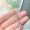 14k Gold 1.57 Ctw Natural Yellow Diamond & Diamond Necklace