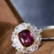 14k Gold 3.09 Ctw Natural Sapphire & Sapphire Ring