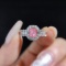 14k Gold 1.24 Ctw Natural Pink Diamond & Diamond Ring