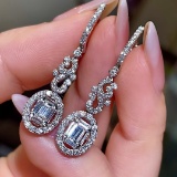14k Gold 1.43 Ct Natural H Diamond Earrings