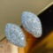 14k Gold 1 Ct Natural H Diamond Earrings