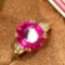 14k Gold 4.18 Ct Natural Tourmaline & Diamond Ring