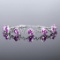 14k Gold 5.32 Ctw Natural Sapphire & Diamond Bracelet
