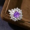 14k Gold 1.46 Ctw Natural Sapphire & Diamond Ring