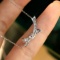 14k Gold 0.16 Ct Natural H Diamond Necklace