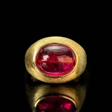 14k Gold 5 Ct Natural Tourmaline Ring