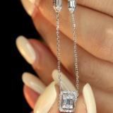 14k Gold 0.48 Ct Natural H Diamond Necklace