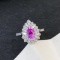 14k Gold 1.84 Ctw Natural Sapphire & Diamond Ring/pendant( Without Chain )