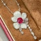 14k Gold 1.73 Ctw Natural Ruby & Diamond Pendant( Without Chain )