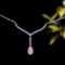 14k Gold 0.8 Ctw Natural Pink Diamond & Diamond Necklace