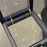 14k Gold 0.75 Ct Natural H Diamond Necklace