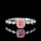 14k Gold 0.50 Ctw Natural Pink Diamond & Diamond Ring