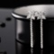 14k Gold 1.66 Ctw Natural H Diamond Earrings