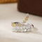14k Gold 1.77 Ctw Natural H Diamond Ring