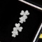 14k Gold 0.40 Ct Natural H Diamond Earrings