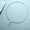 14k Gold 3.77 Ctw Natural H Diamond Necklace