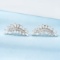 14k Gold 1.02 Ctw Natural H Diamond Earrings