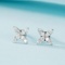 14k Gold 0.48 Ct Natural H Diamond Earrings
