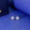14k Gold 0.52 Ctw Natural H Diamond Earrings