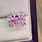 14k Gold 1.03 Ctw Natural Sapphire & Diamond Ring
