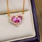 14k Gold 1.23 Ctw Natural Sapphire & Diamond Pendant( Without Chain )