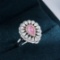 14k Gold 1.54 Ctw Natural Pink Diamond & Diamond Ring