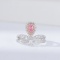 14k Gold 0.56 Ctw Natural Pink Diamond & Diamond Ring