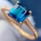 14k Gold 2.45 Ct Natural Tourmaline & Diamond Ring