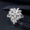 14k Gold 2.00 Ctw Natural H Diamond Ring/pendant( Without Chain )