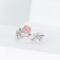 14k Gold 0.39 Ctw Natural Pink Diamond & Diamond Ring