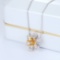 14k Gold 0.6 Ct Natural Color Diamond Necklace