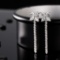 14k Gold 1.66 Ctw Natural H Diamond Earrings